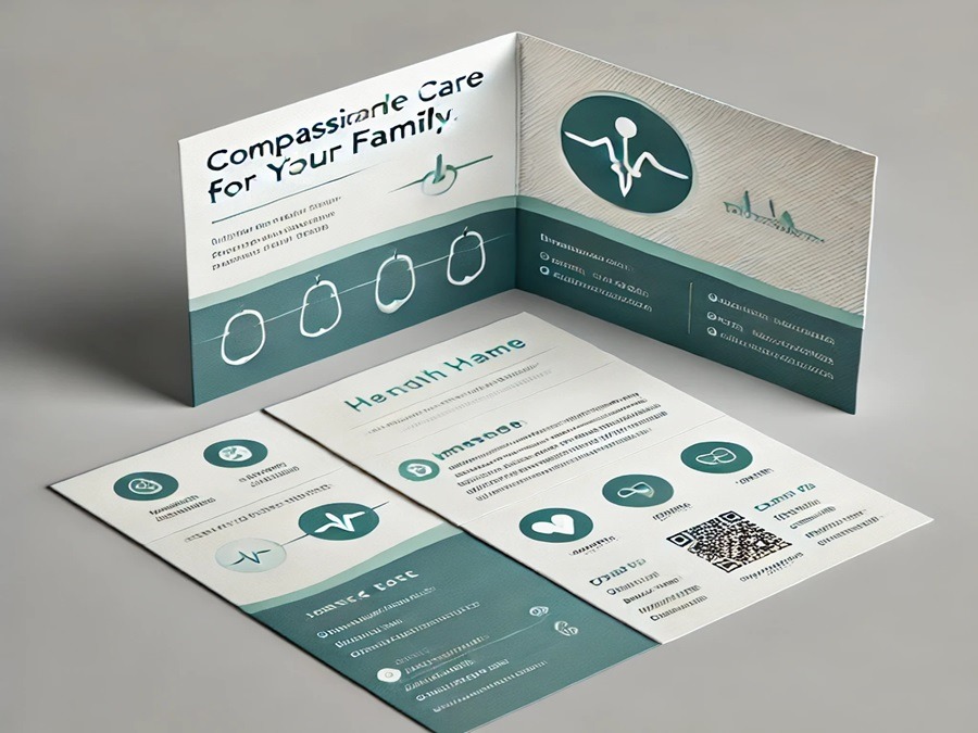 Health Care Folded Business Card updated