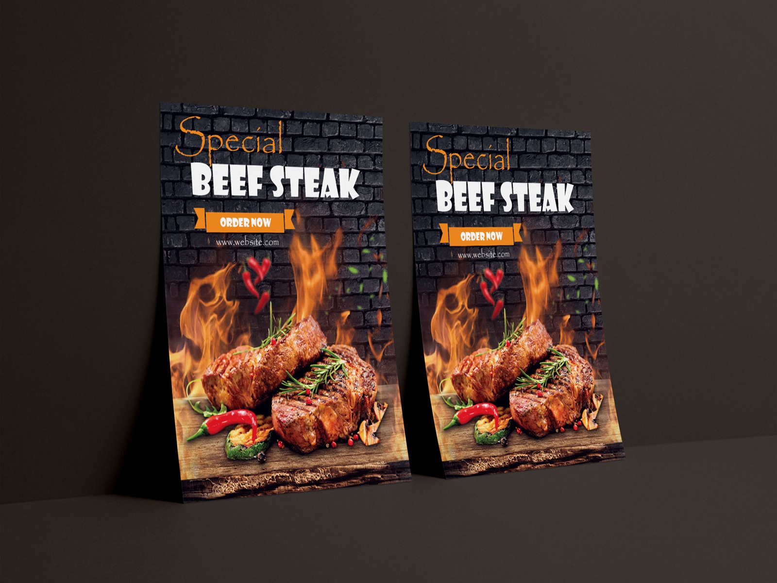 Bj signworld Restaurant Flyer